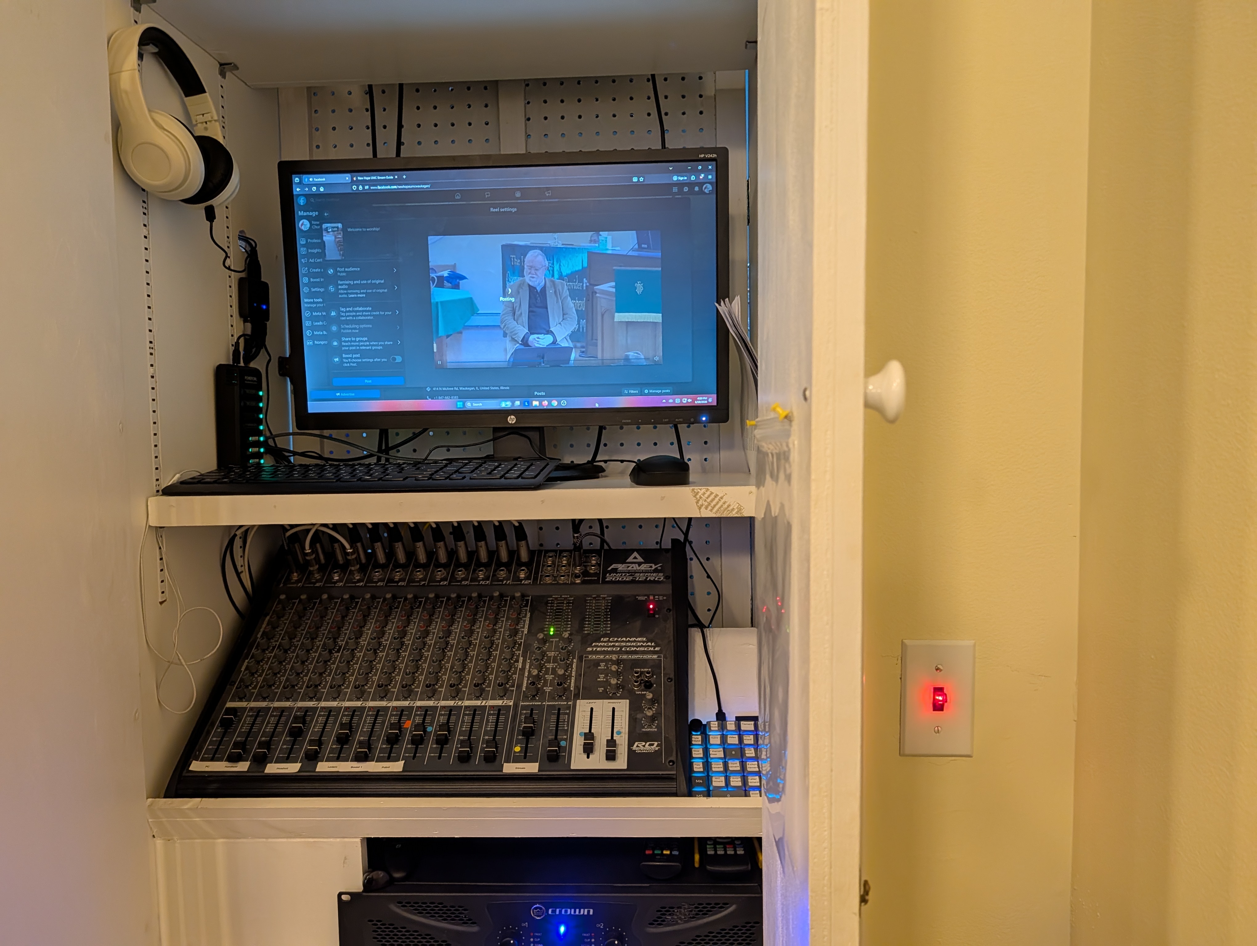 Audio Cabinet Switch